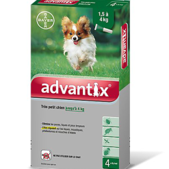 Bayer Pipettes Antiparasitaires Advantix 9 Bayer Pipettes Antiparasitaires Advantix -Nourriture pour chien Soldes 11181