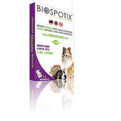Biospotix - Pipettes Répulsives L-XL Pour Grand Chien - X3