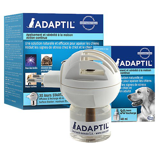 Adaptil - Diffuseur + Recharge 30J Pour Le Stress Du Chien - 48ml 3 Adaptil - Diffuseur + Recharge 30J Pour Le Stress Du Chien - 48ml