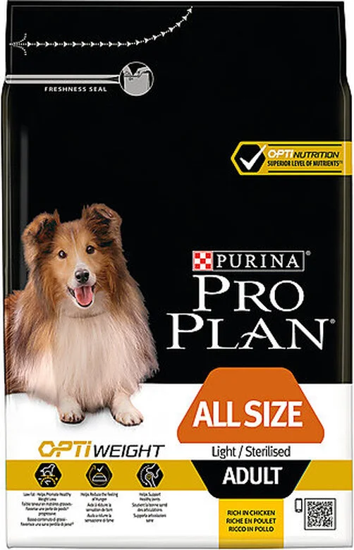 Pro Plan - Croquettes OPTIWEIGHT All Size Light Sterilised Poulet Pour Chien 3 Pro Plan - Croquettes OPTIWEIGHT All Size Light Sterilised Poulet Pour Chien