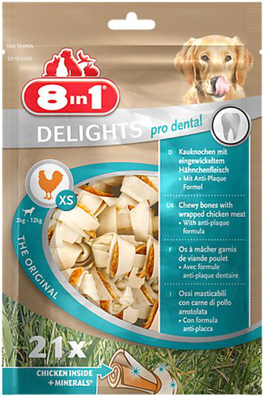 8in1 - Friandises Dental Delights Mini Value Pour Chien - X21 2 8in1 - Friandises Dental Delights Mini Value Pour Chien - X21