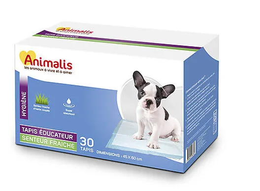 Animalis - Tapis Éducateurs Senteur Fraiche Pour Chiot - X30 3 Animalis - Tapis Éducateurs Senteur Fraiche Pour Chiot - X30