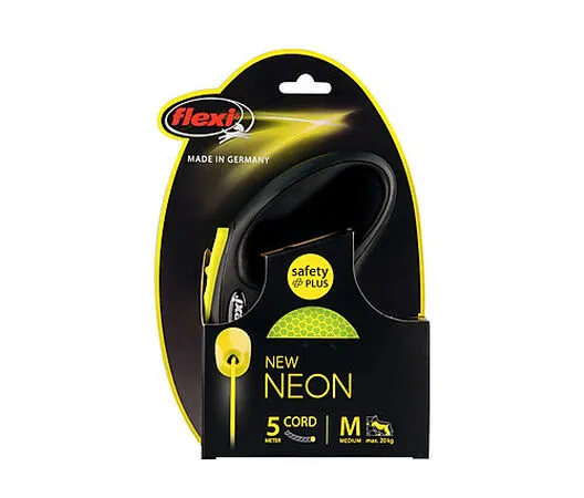 Flexi - Laisse New Neon Avec Cordon De 5m Pour Chien M 4 Flexi - Laisse New Neon Avec Cordon De 5m Pour Chien M – Image 2