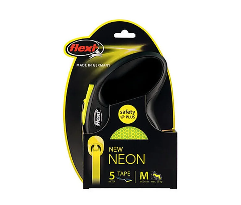 Flexi - Laisse New Neon Avec Sangle De 5m Pour Chien M 4 Flexi - Laisse New Neon Avec Sangle De 5m Pour Chien M – Image 2