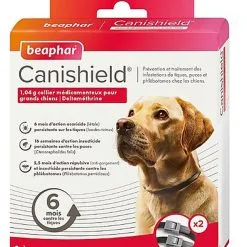 Canishield - Collier Anti-puces Tiques Pour Grand Chien - X2