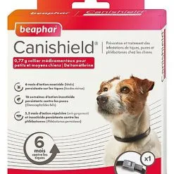 Canishield - Collier Anti-puces Tiques Pour Petit Et Moyen Chien - X1