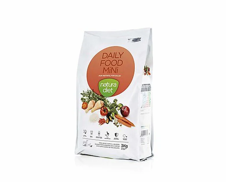 Natura Diet - Croquettes Daily Food Mini Poulet Pour Chien - 3Kg 3 Natura Diet - Croquettes Daily Food Mini Poulet Pour Chien - 3Kg