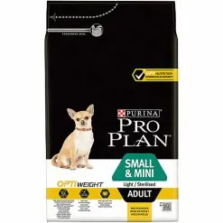Pro Plan - Croquettes OPTIWEIGHT Small & Mini Light Sterilised Poulet Pour Chien - 3Kg