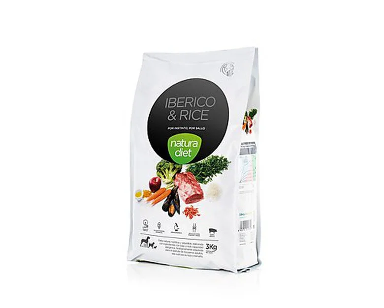Natura Diet - Croquettes Iberico & Rice Porc Pour Chien 3 Natura Diet - Croquettes Iberico & Rice Porc Pour Chien