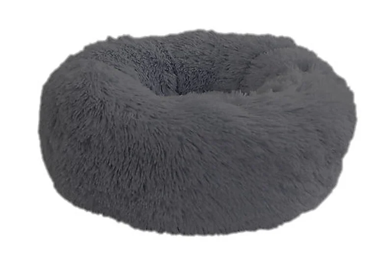 Wouapy - Corbeille Ronde Moelleuse Gris Pour Chien Et Chat - T60 3 Wouapy - Corbeille Ronde Moelleuse Gris Pour Chien Et Chat - T60