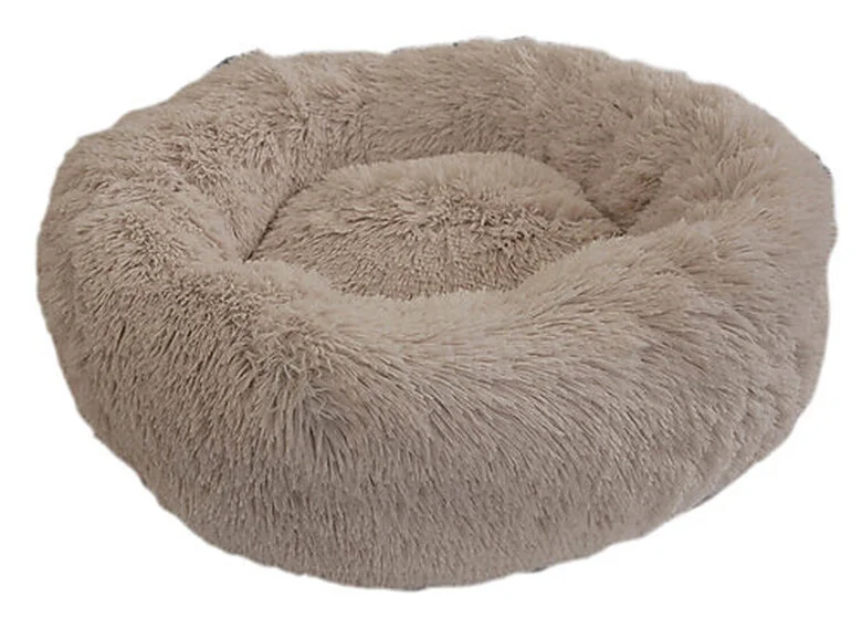 Wouapy - Corbeille Ronde Moelleuse Beige Pour Chien Et Chat - T60 3 Wouapy - Corbeille Ronde Moelleuse Beige Pour Chien Et Chat - T60