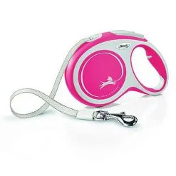 Flexi - Laisse New Confort Avec Sangle De 8m Pour Chien L - Rouge