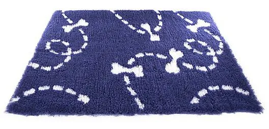 Martin Sellier - Tapis Plat Petbed Pointillé Bleu Et Blanc Pour Chien - 75x100cm 3 Martin Sellier - Tapis Plat Petbed Pointillé Bleu Et Blanc Pour Chien - 75x100cm