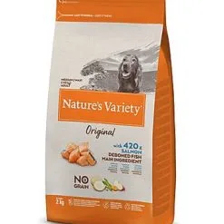Nature's Variety - Croquettes Original Adulte Au Saumon Pour Chien - 2Kg