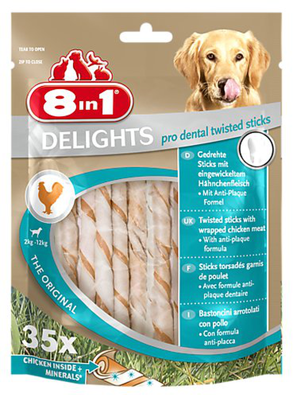 8in1 - Friandises Twisted Delights Sticks Dental 4 8in1 - Friandises Twisted Delights Sticks Dental – Image 2