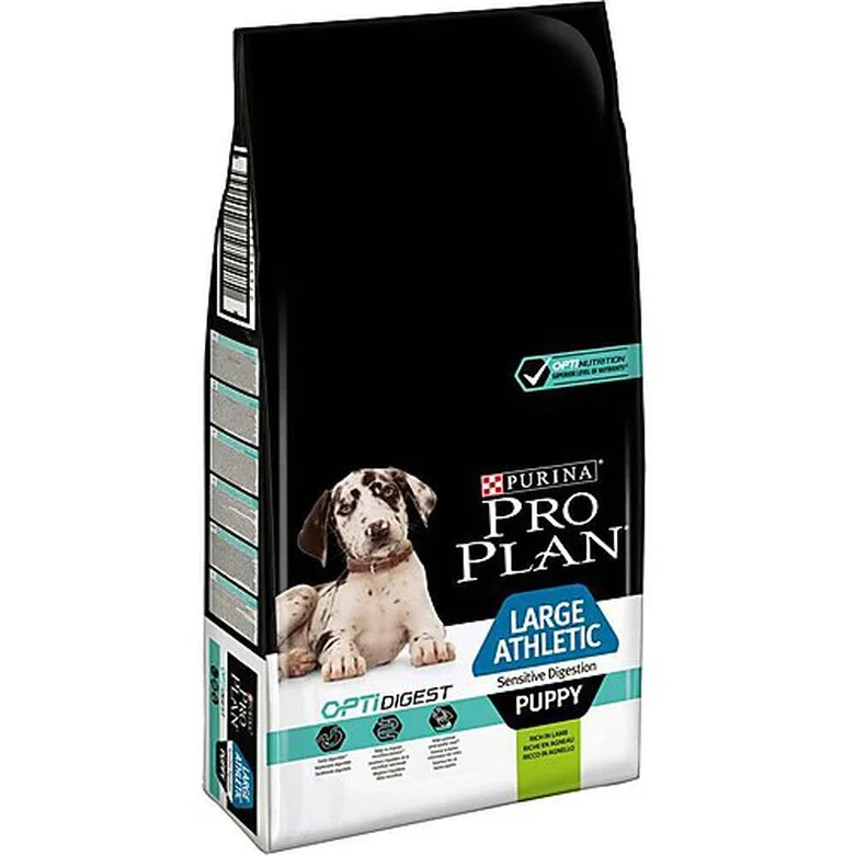 Pro Plan - Croquettes Athletic Large Puppy Sensitive Digestion à L'Agneau Pour Chiot - 12Kg 3 Pro Plan - Croquettes Athletic Large Puppy Sensitive Digestion à L'Agneau Pour Chiot - 12Kg
