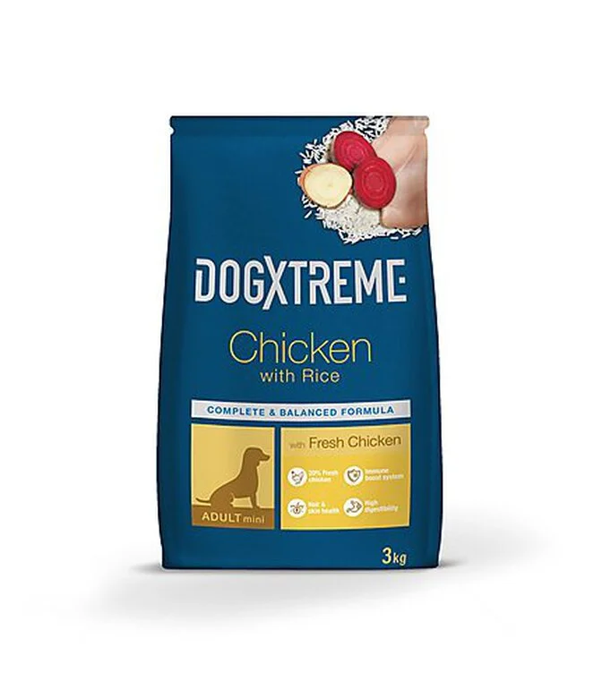 DogXtreme - Croquettes Mini Adulte Au Poulet Frais Pour Petit Chien - 3Kg 3 DogXtreme - Croquettes Mini Adulte Au Poulet Frais Pour Petit Chien - 3Kg