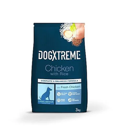 DogXtreme - Croquettes Light Senior Au Poulet Frais Pour Chien - 3Kg 3 DogXtreme - Croquettes Light Senior Au Poulet Frais Pour Chien - 3Kg