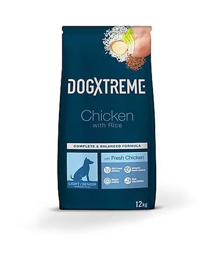 DogXtreme - Croquettes Light Senior Au Poulet Frais Pour Chien - 12Kg 3 DogXtreme - Croquettes Light Senior Au Poulet Frais Pour Chien - 12Kg