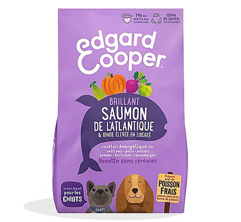 Edgard & Cooper - Croquettes Au Saumon De L'Atlantique Et Dinde Pour Chiot - 2,5Kg 3 Edgard & Cooper - Croquettes Au Saumon De L'Atlantique Et Dinde Pour Chiot - 2,5Kg