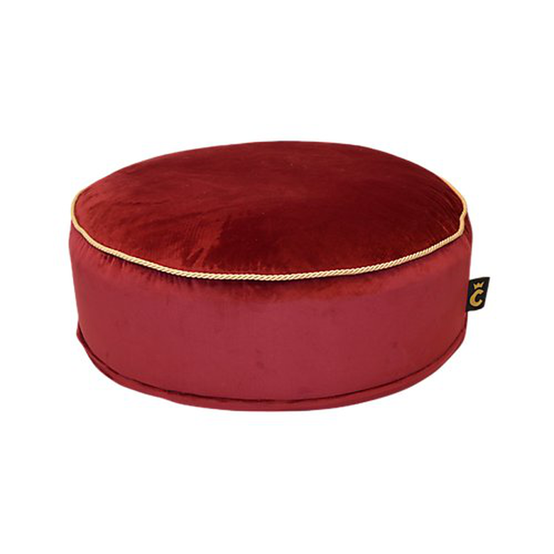 Comme Un Roi - Pouf Palace Rouge Pour Chien - 70cm 3 Comme Un Roi - Pouf Palace Rouge Pour Chien - 70cm