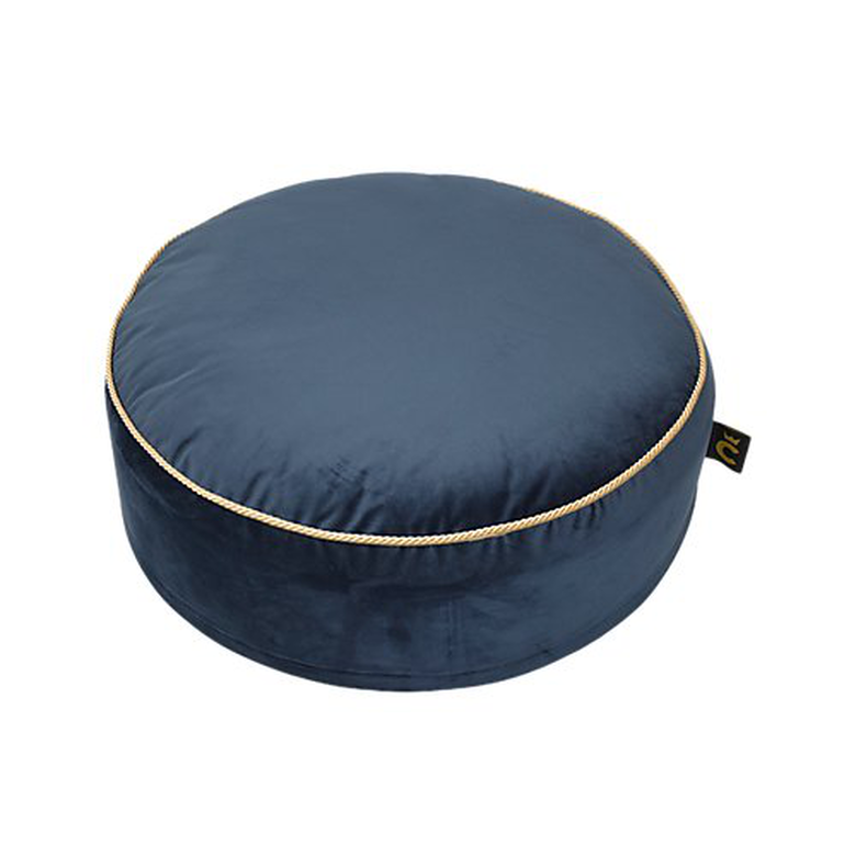 Comme Un Roi - Pouf Palace Bleu Pour Chien - 70cm 3 Comme Un Roi - Pouf Palace Bleu Pour Chien - 70cm