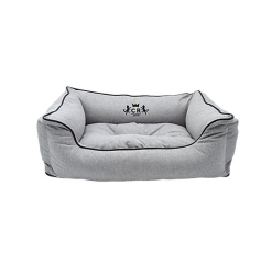 Comme Un Roi - Panier Douillet So Nature Gris Pour Chien Et Chat - S