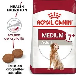 Royal Canin - Croquettes Medium Adulte 7+ Pour Chien 12 Royal Canin - Croquettes Medium Adulte 7+ Pour Chien -Nourriture pour chien Soldes 66798