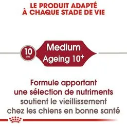 Royal Canin - Croquettes Medium Ageing 10+ Pour Chien Senior - 3Kg 11 Royal Canin - Croquettes Medium Ageing 10+ Pour Chien Senior - 3Kg -Nourriture pour chien Soldes 67943