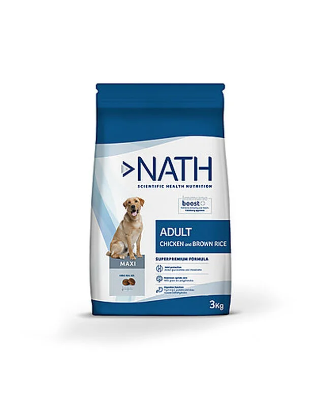Nath - Croquettes Maxi Adult Au Poulet Pour Chien - 3Kg 3 Nath - Croquettes Maxi Adult Au Poulet Pour Chien - 3Kg