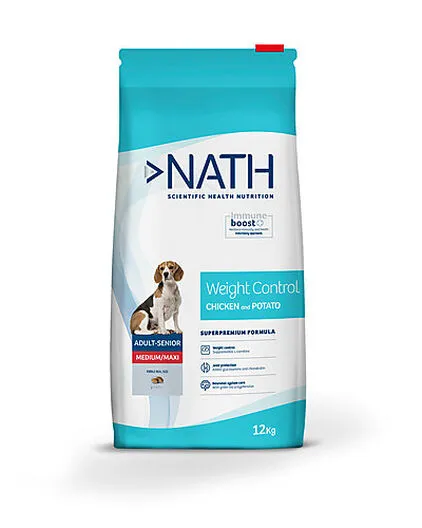 Nath - Croquettes Medium/Maxi Adult Weight Control Au Poulet Pour Chien - 12Kg 3 Nath - Croquettes Medium/Maxi Adult Weight Control Au Poulet Pour Chien - 12Kg