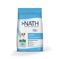 Nourriture pour chien Soldes 7 Nath - Croquettes Mini Puppy Au Poulet Pour Chiot - 3Kg