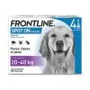 Frontline - Pipettes Antiparasitaire Pour Chien De 20 à 40Kg - 4x2,68ml 1 Frontline - Pipettes Antiparasitaire Pour Chien De 20 à 40Kg - 4x2,68ml -Nourriture pour chien Soldes 69101