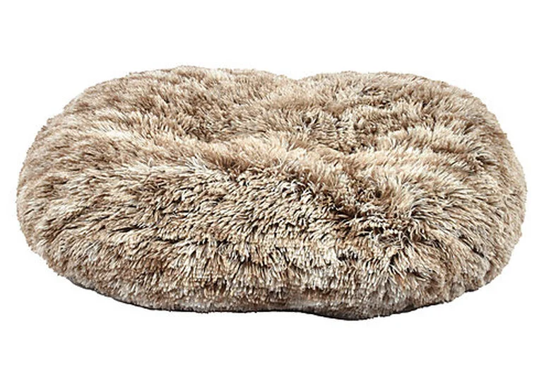 Bobby - Coussin Oval Poilu Taupe Pour Chien - 103x72cm 3 Bobby - Coussin Oval Poilu Taupe Pour Chien - 103x72cm