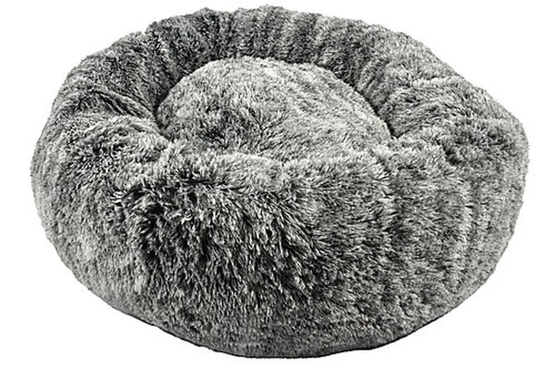 Bobby - Coussin Donut Poilu Gris Pour Chien - M 3 Bobby - Coussin Donut Poilu Gris Pour Chien - M