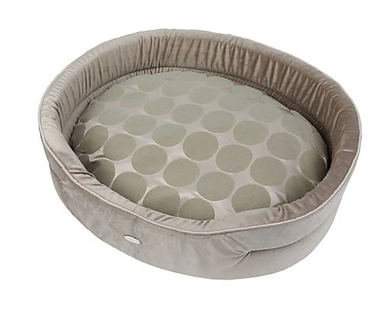 Wouapy - Corbeille Prestige Spot Taupe Pour Chien - T44 3 Wouapy - Corbeille Prestige Spot Taupe Pour Chien - T44