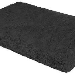 Wouapy - Matelas Moelleux Noir Pour Chiens - 100cm