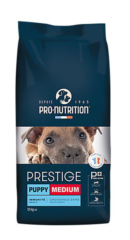 Pro Nutrition Pro-nutrition - Croquettes Prestige Medium Puppy Pour Chiots - 12Kg 3 Pro Nutrition Pro-nutrition - Croquettes Prestige Medium Puppy Pour Chiots - 12Kg