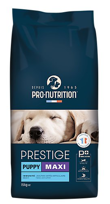 Pro Nutrition Pro-nutrition - Croquettes Prestige Maxi Puppy Pour Chiots - 15Kg 3 Pro Nutrition Pro-nutrition - Croquettes Prestige Maxi Puppy Pour Chiots - 15Kg