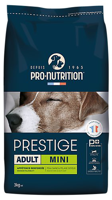 Pro Nutrition Pro-nutrition - Croquettes Prestige Mini Adult Pour Chiens - 3Kg 3 Pro Nutrition Pro-nutrition - Croquettes Prestige Mini Adult Pour Chiens - 3Kg