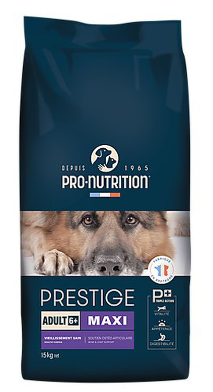 Pro Nutrition Pro-nutrition - Croquettes Prestige Maxi Adult 6+ Pour Chiens - 15Kg 3 Pro Nutrition Pro-nutrition - Croquettes Prestige Maxi Adult 6+ Pour Chiens - 15Kg
