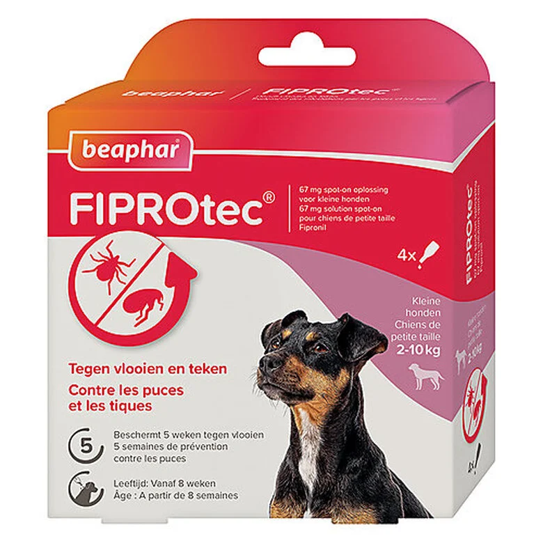 Beaphar - Pipettes Antiparasitaires Fiprotec Pour Petit Chien - X4 3 Beaphar - Pipettes Antiparasitaires Fiprotec Pour Petit Chien - X4