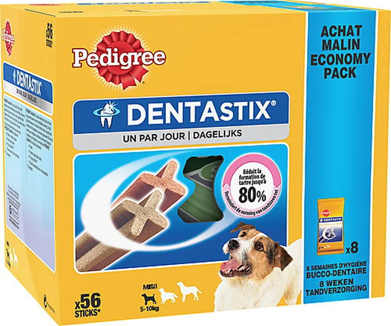 Pedigree - Friandises Dentastix De 56 Sticks Pour Chien De Petite Taille - 880g 3 Pedigree - Friandises Dentastix De 56 Sticks Pour Chien De Petite Taille - 880g